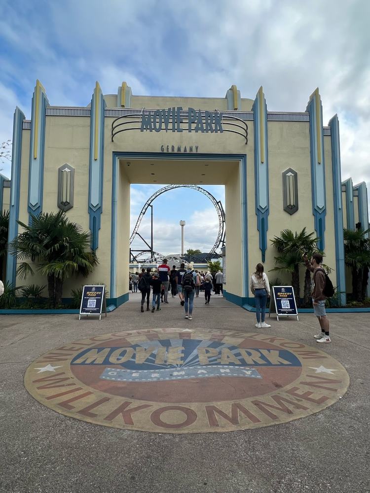 entrada do movie park a alemanha